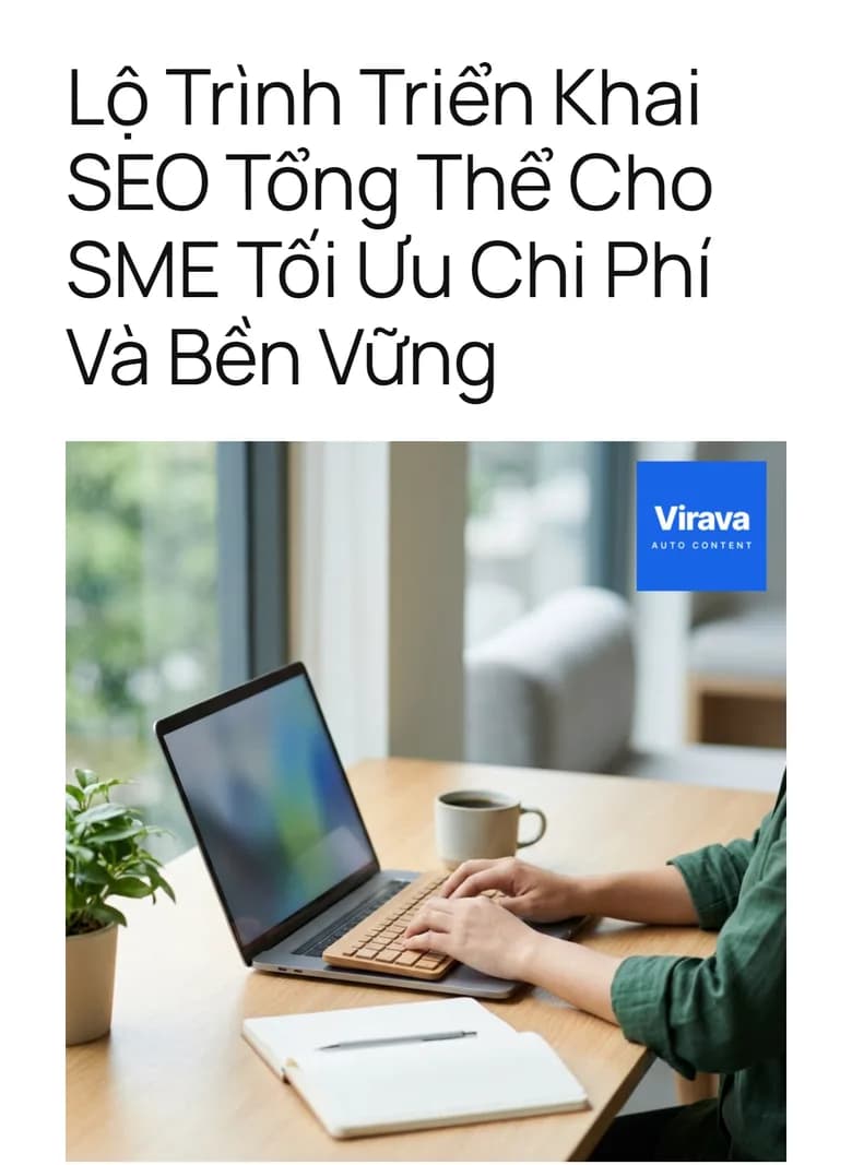 An article written by Virava and published on a WordPress website: title and a featured image with the logo